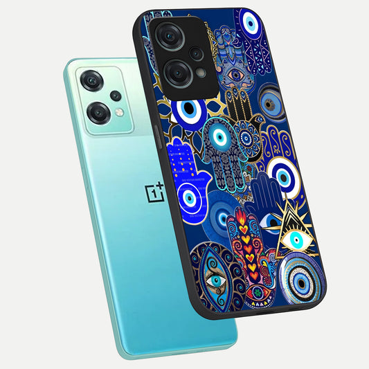  Mystic Palm Guard phone case For Oneplus Nord CE2 Lite showing premium glass back cover with detailed artwork