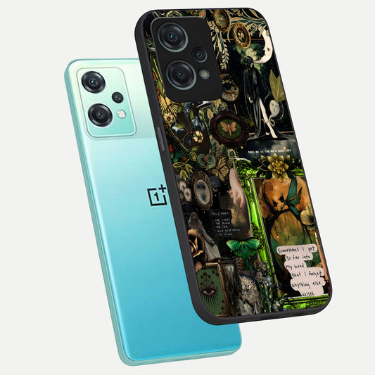  Mystic Woods Secret phone case For Oneplus Nord CE2 Lite showing premium glass back cover with detailed artwork