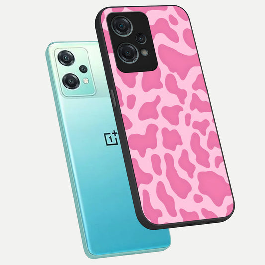  Pinkish Scenery phone case For Oneplus Nord CE2 Lite showing premium glass back cover with detailed artwork