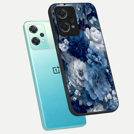  Royal Bloom Garden phone case For Oneplus Nord CE2 Lite showing premium glass back cover with detailed artwork