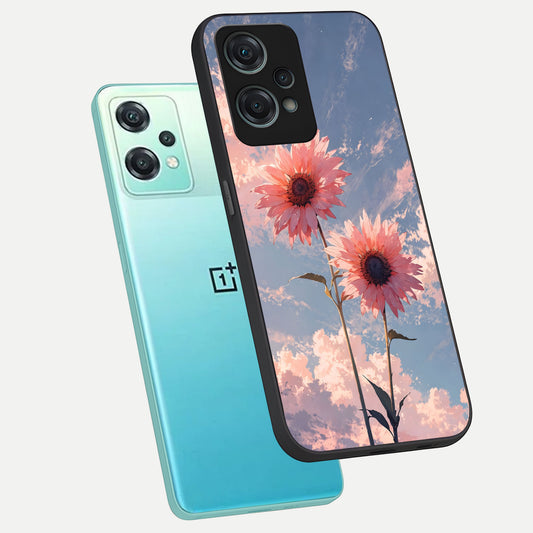  Sun Moon Balance phone case For Oneplus Nord CE2 Lite showing premium glass back cover with detailed artwork