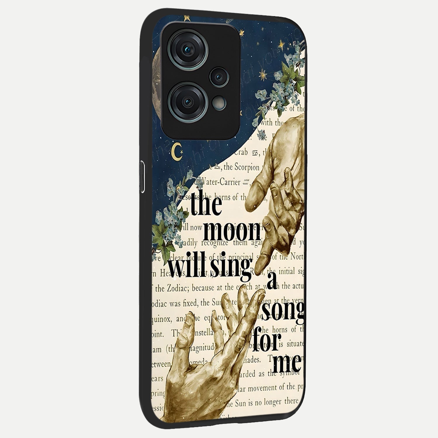  Aesthetic Divine back cover For Oneplus Nord CE2 Lite slim fit glass case with vibrant aesthetic design