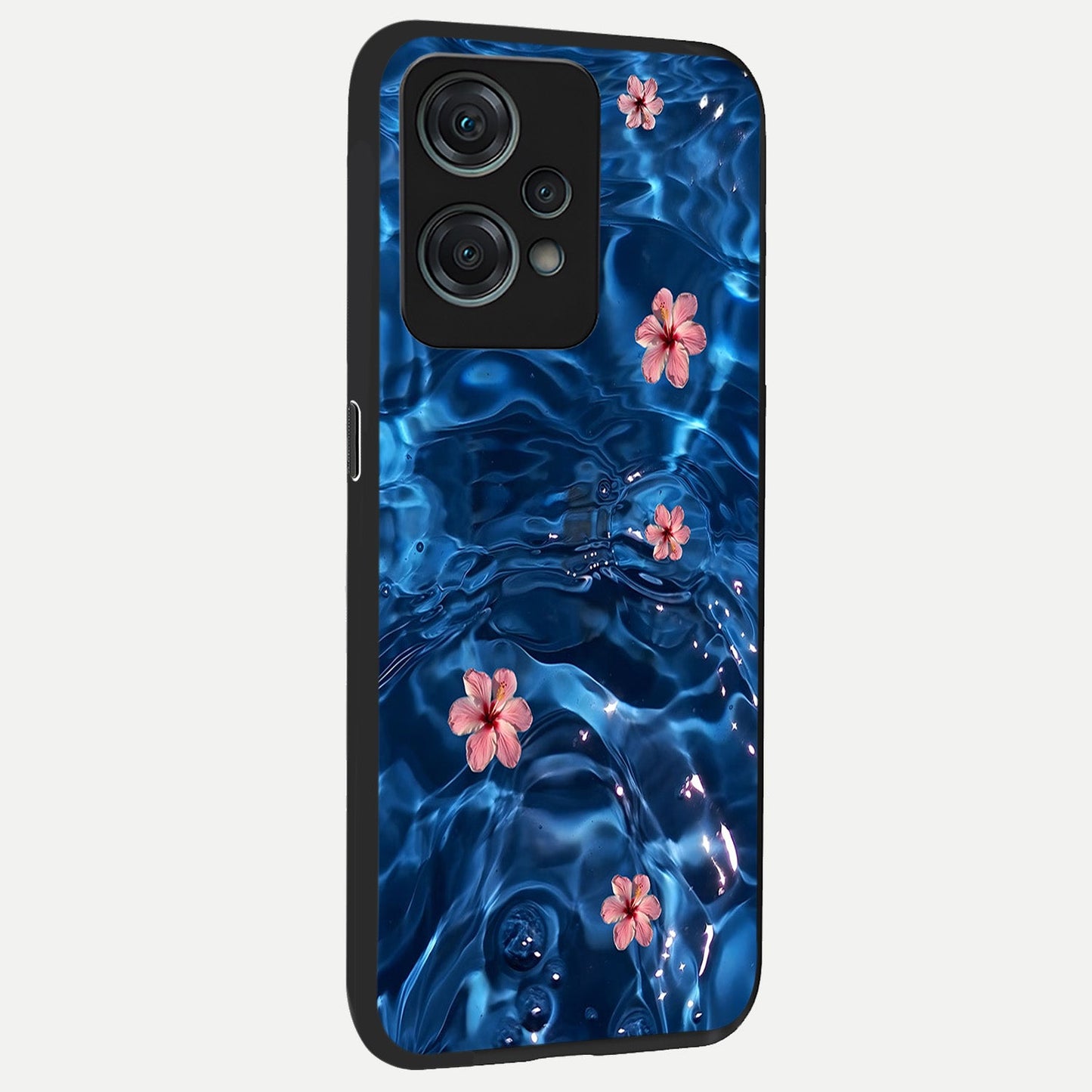  Bloom Thread Art back cover For Oneplus Nord CE2 Lite slim fit glass case with vibrant aesthetic design