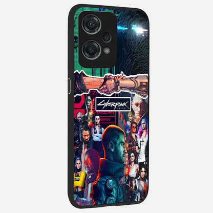  CYBERPUNK Legacy back cover For Oneplus Nord CE2 Lite slim fit glass case with vibrant aesthetic design