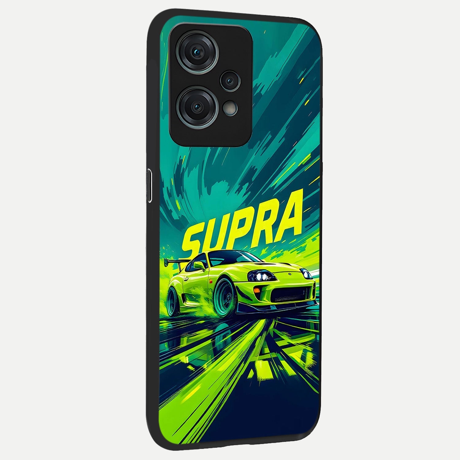  Electric Supra Thunder back cover For Oneplus Nord CE2 Lite slim fit glass case with vibrant aesthetic design