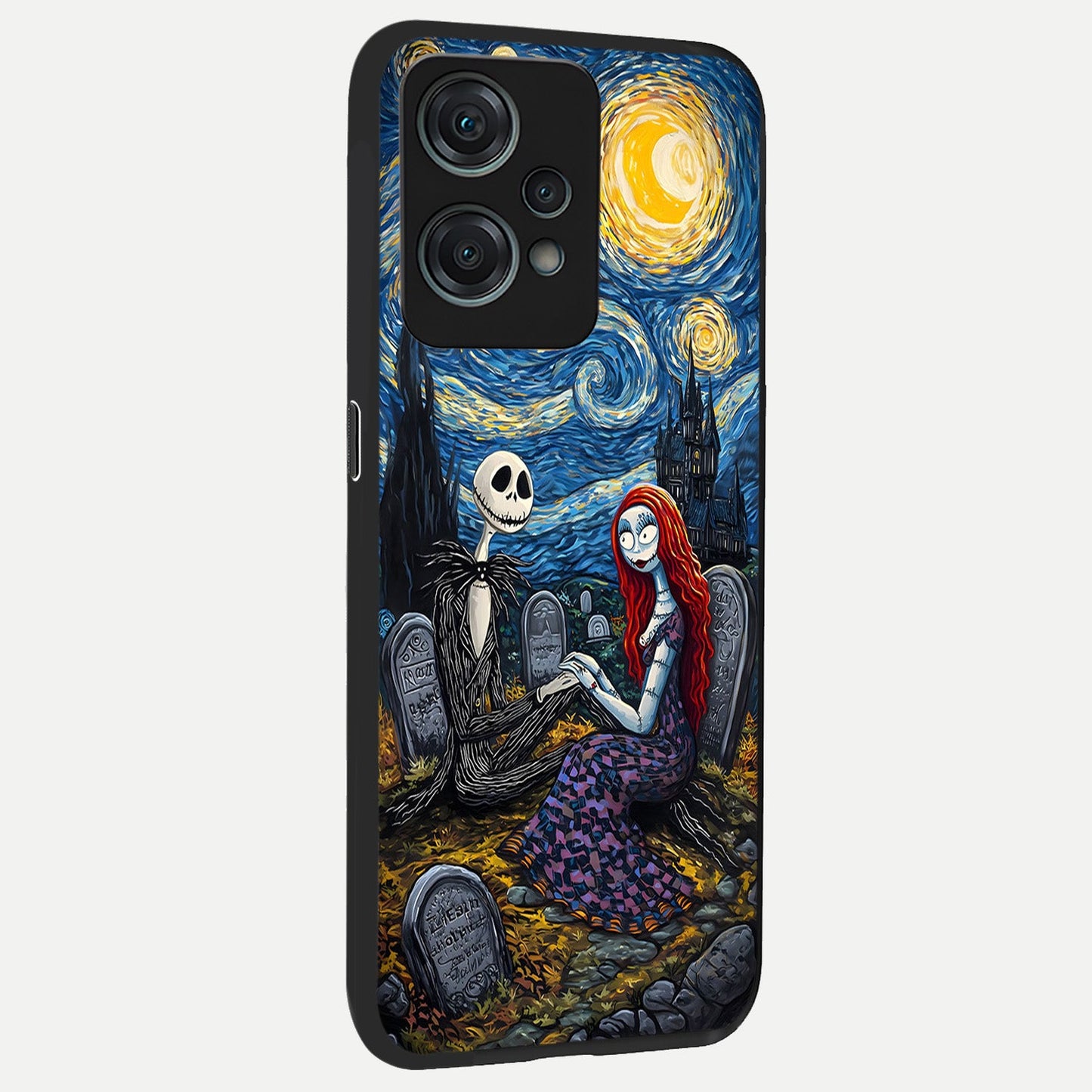  Eternal Night Love back cover For Oneplus Nord CE2 Lite slim fit glass case with vibrant aesthetic design