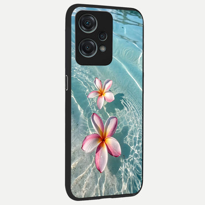  Floating Bloom Bliss back cover For Oneplus Nord CE2 Lite slim fit glass case with vibrant aesthetic design