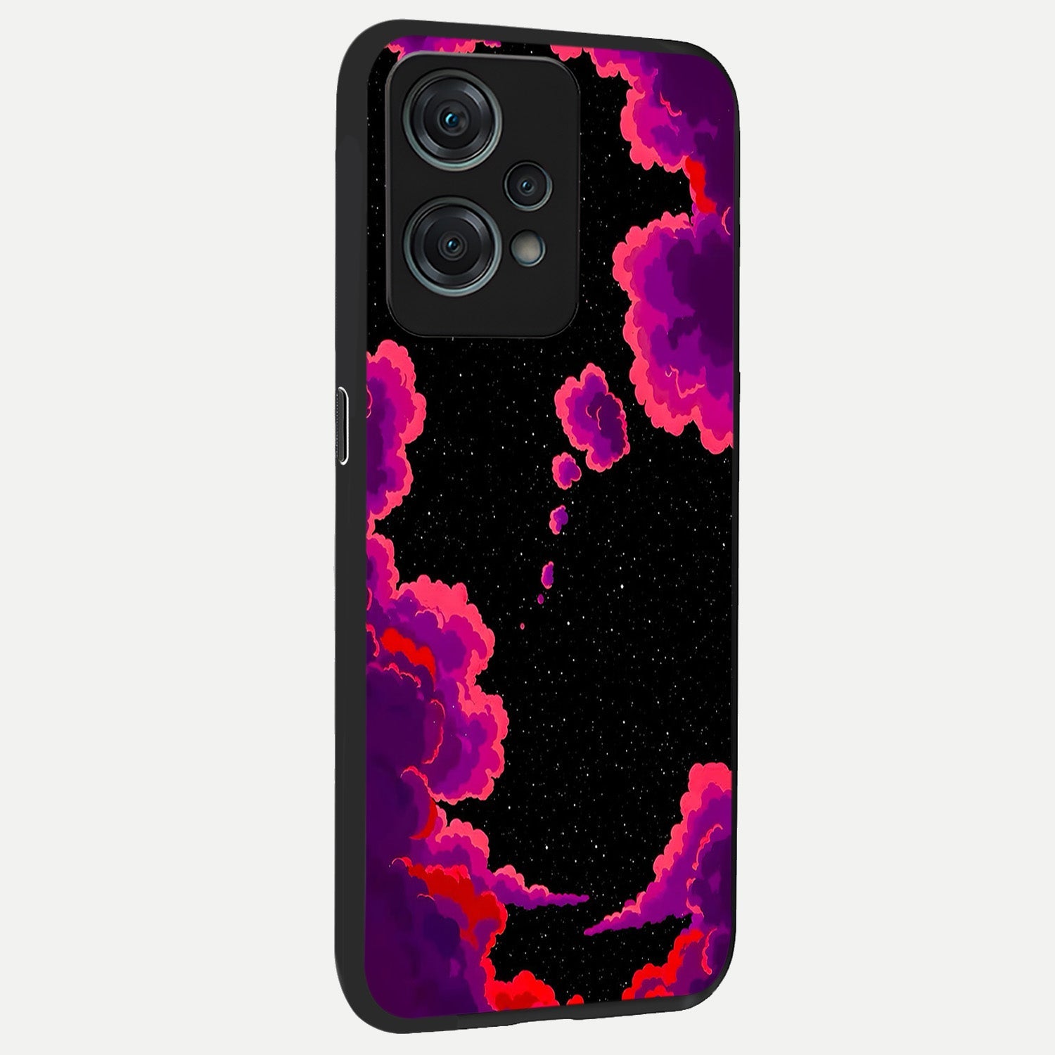  Galaxy Dream Frame back cover For Oneplus Nord CE2 Lite slim fit glass case with vibrant aesthetic design