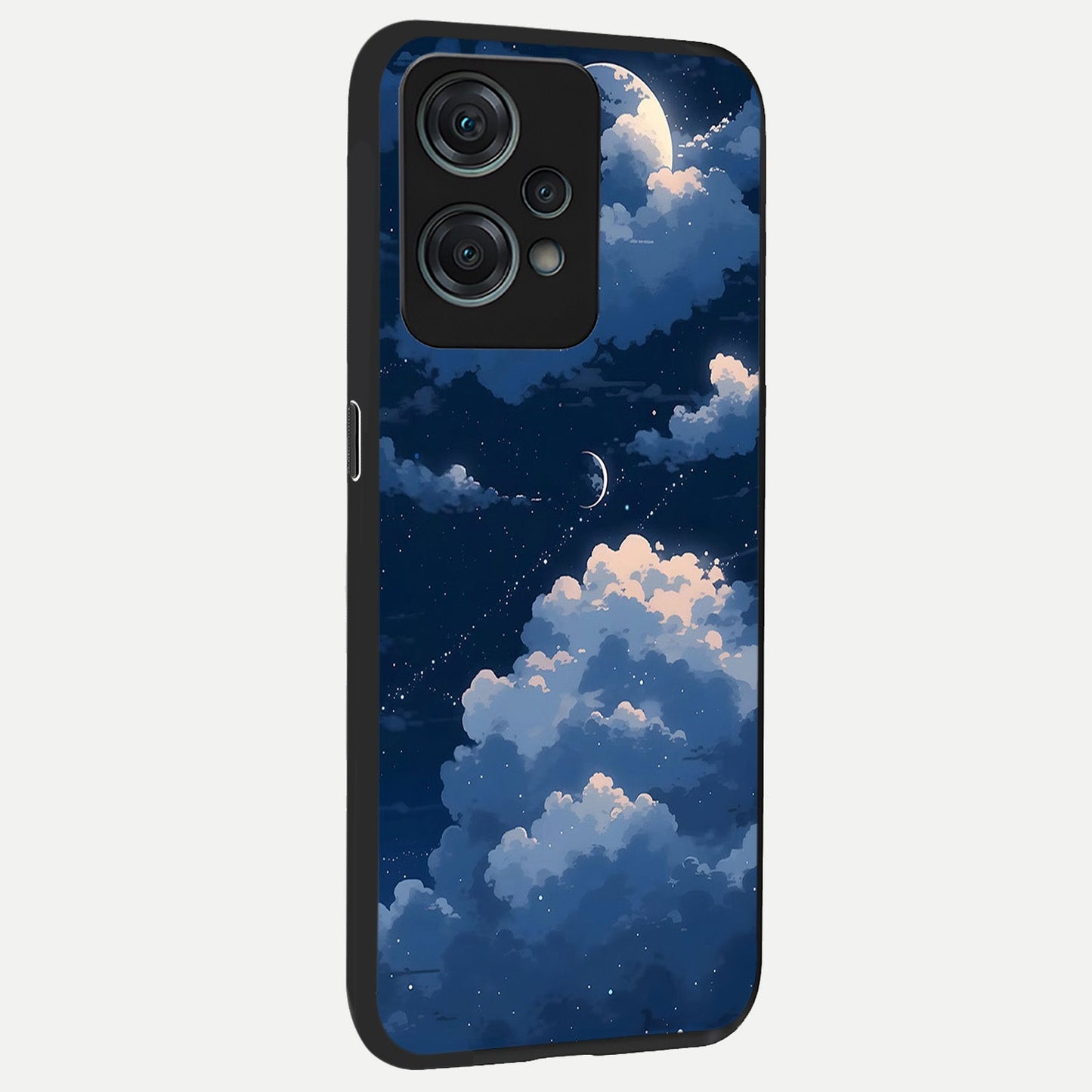  Moon Dream Haze back cover For Oneplus Nord CE2 Lite slim fit glass case with vibrant aesthetic design