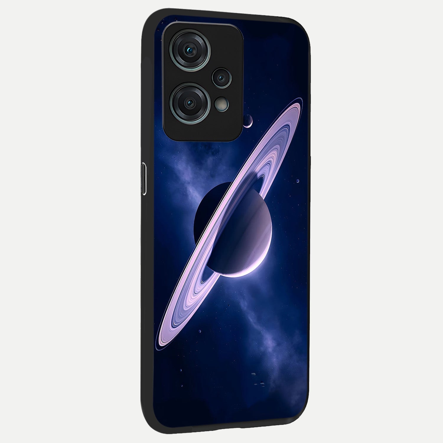  Saturn Ring Mystique back cover For Oneplus Nord CE2 Lite slim fit glass case with vibrant aesthetic design