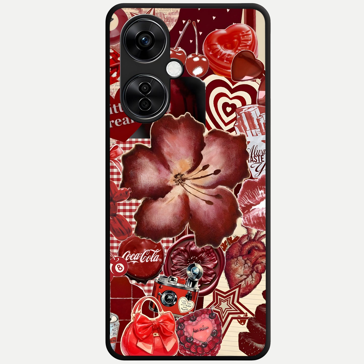  Aesthetic Little Freak Glass Case For Oneplus Nord CE3 Lite back cover – full design glossy printed glass finish