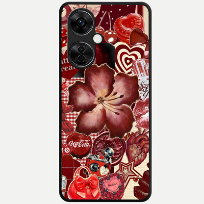  Aesthetic Little Freak Glass Case For Oneplus Nord CE3 Lite back cover – full design glossy printed glass finish