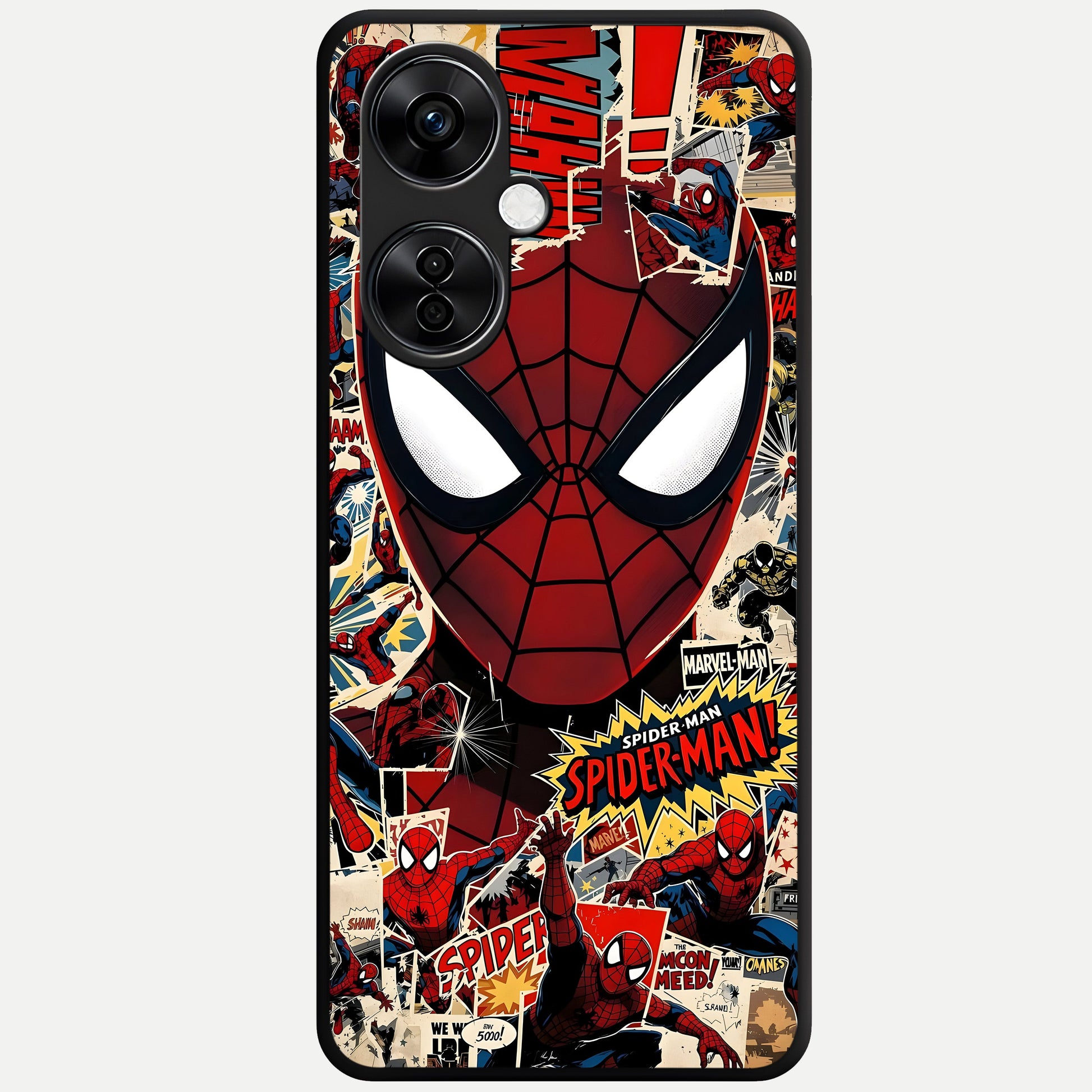  Aesthetic Wonder Spider Glass Case For Oneplus Nord CE3 Lite back cover – full design glossy printed glass finish