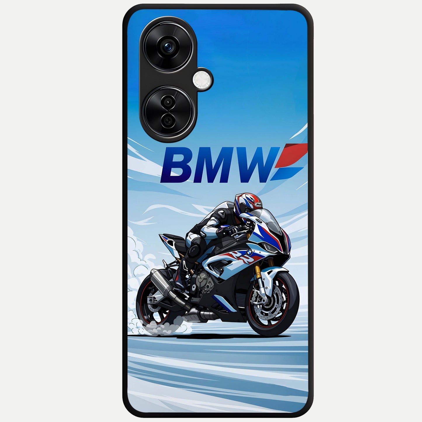  BMW Power Drift Glass Case For Oneplus Nord CE3 Lite back cover – full design glossy printed glass finish
