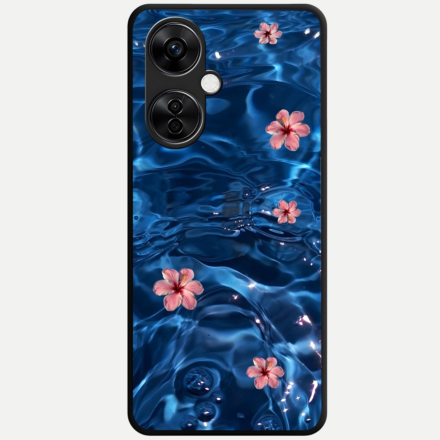  Bloom Thread Art Glass Case For Oneplus Nord CE3 Lite back cover – full design glossy printed glass finish