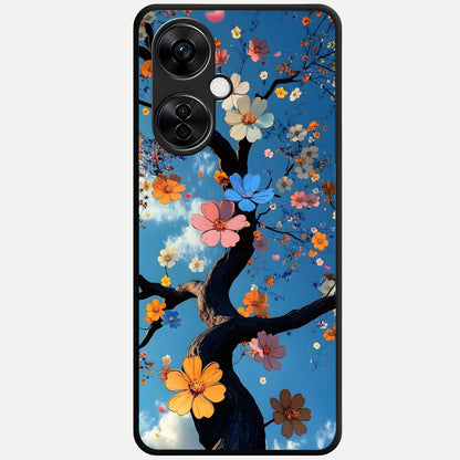  Blossom Dream Sky Glass Case For Oneplus Nord CE3 Lite back cover – full design glossy printed glass finish