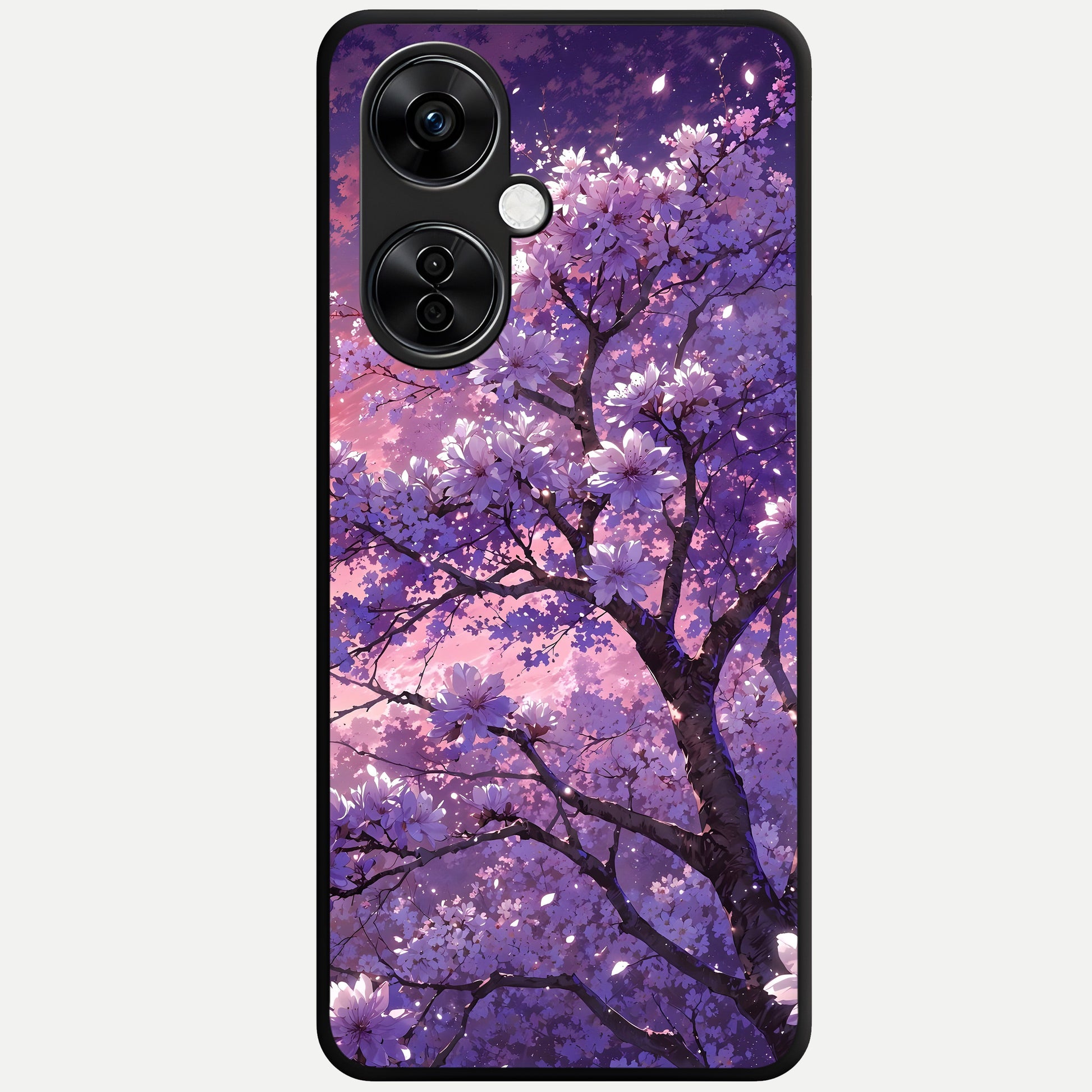  Blossom Tree Glass Case For Oneplus Nord CE3 Lite back cover – full design glossy printed glass finish