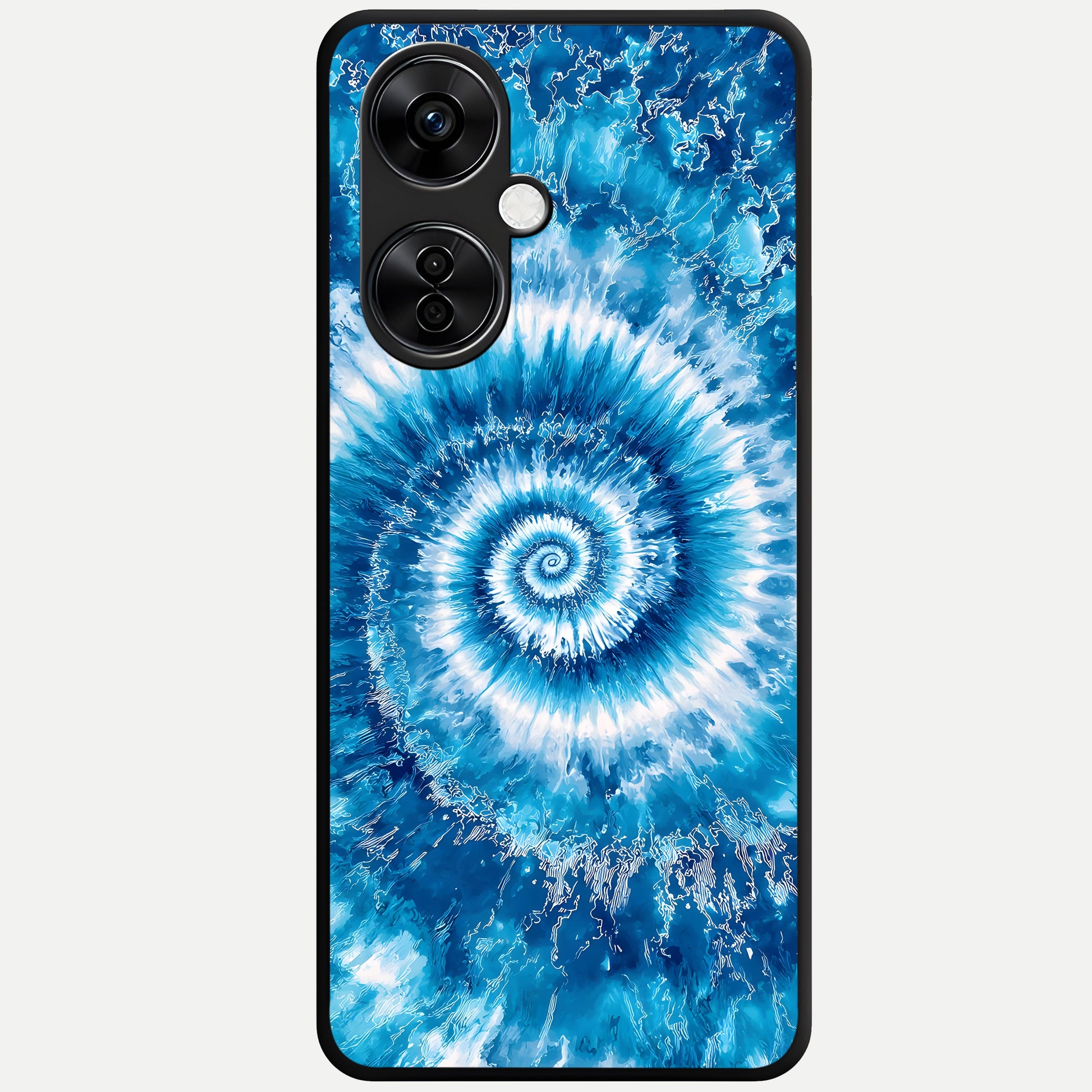 Blue Galaxy Wave Glass Case For Oneplus Nord CE3 Lite back cover – full design glossy printed glass finish