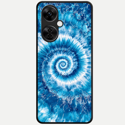  Blue Galaxy Wave Glass Case For Oneplus Nord CE3 Lite back cover – full design glossy printed glass finish