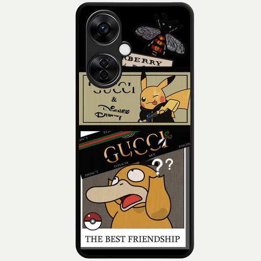  Cartoon Brand Play Mashup Glass Case For Oneplus Nord CE3 Lite back cover – full design glossy printed glass finish