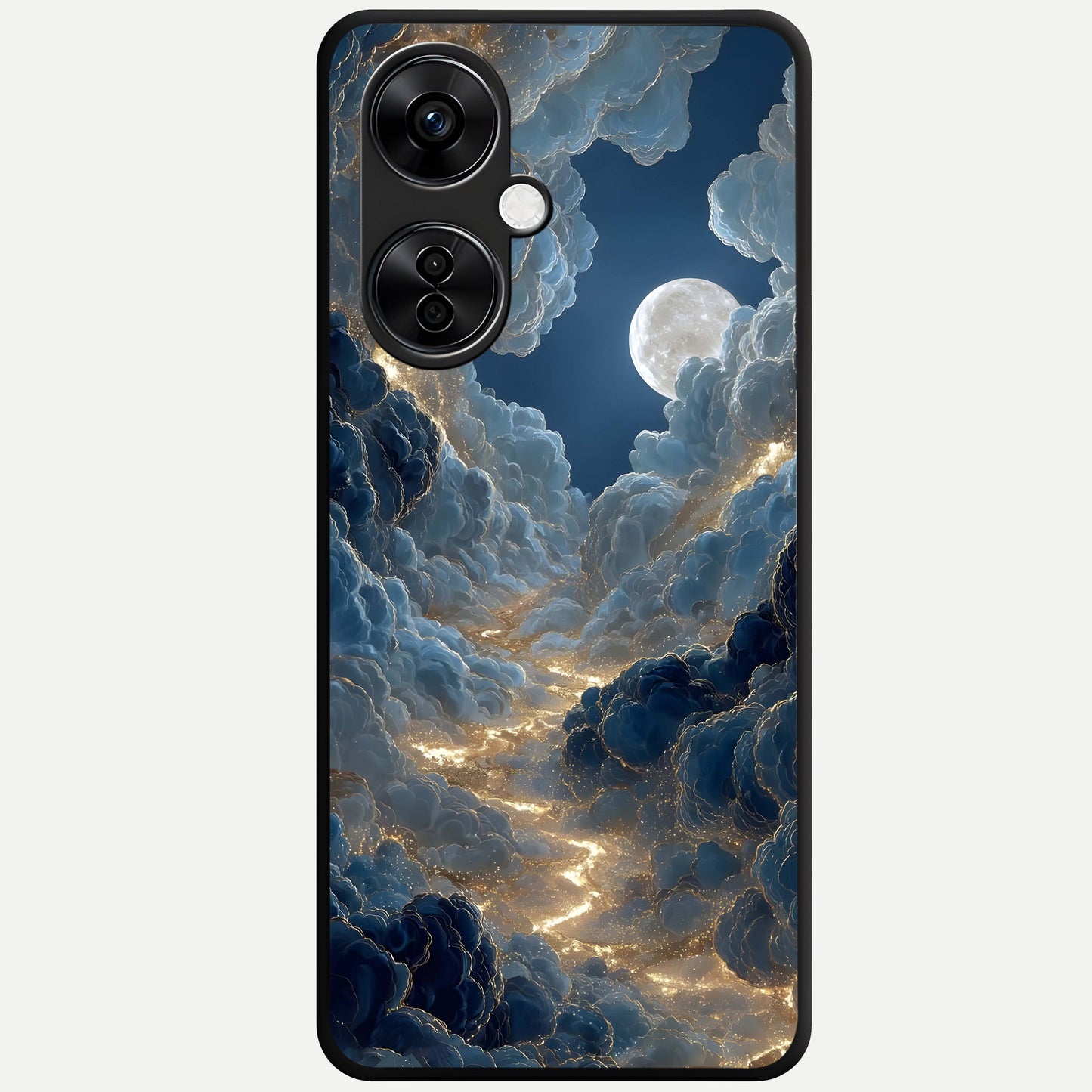  Celestial Cloud Road Glass Case For Oneplus Nord CE3 Lite back cover – full design glossy printed glass finish