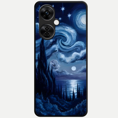 Celestial Dream Van Gogh Glass Case For Oneplus Nord CE3 Lite back cover – full design glossy printed glass finish