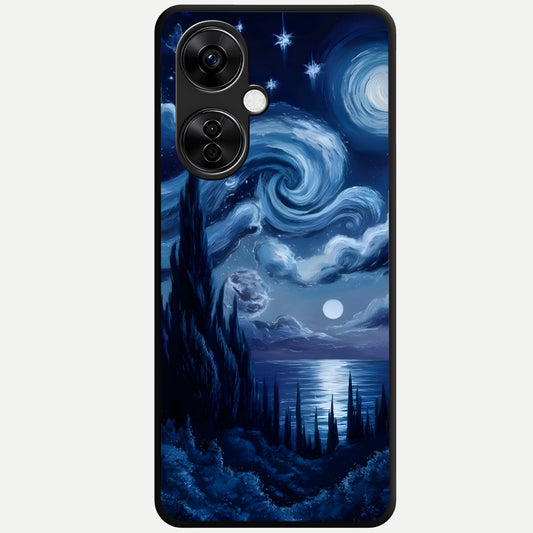  Celestial Dream Van Gogh Glass Case For Oneplus Nord CE3 Lite back cover – full design glossy printed glass finish