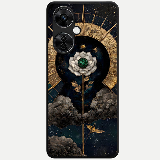  Celestial Lotus Morang Glass Case For Oneplus Nord CE3 Lite back cover – full design glossy printed glass finish