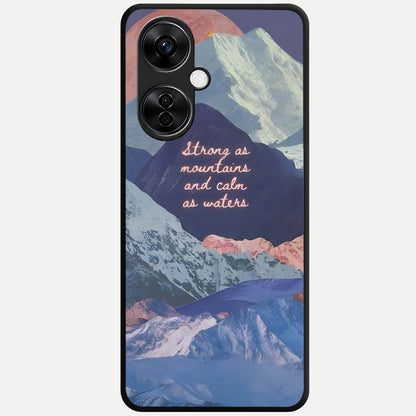  Celestial Mountain Calm Glass Case For Oneplus Nord CE3 Lite back cover – full design glossy printed glass finish