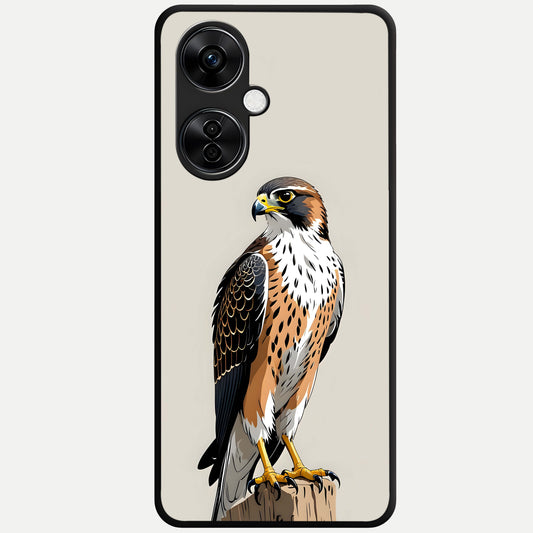  Clever Eagle Glass Case For Oneplus Nord CE3 Lite back cover – full design glossy printed glass finish