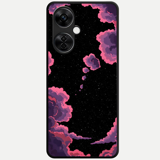  Cosmic Cloud Journey Glass Case For Oneplus Nord CE3 Lite back cover – full design glossy printed glass finish