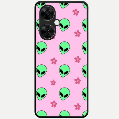  Cosmic Cute Crush Glass Case For Oneplus Nord CE3 Lite back cover – full design glossy printed glass finish