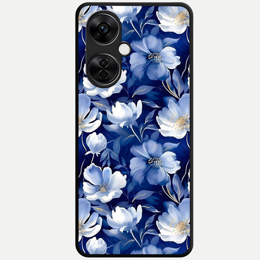  Cute Floral Patterns Glass Case For Oneplus Nord CE3 Lite back cover – full design glossy printed glass finish