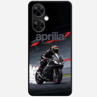 Dark Aprilla Glass Case For Oneplus Nord CE3 Lite back cover – full design glossy printed glass finish