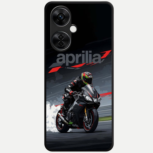  Dark Aprilla Glass Case For Oneplus Nord CE3 Lite back cover – full design glossy printed glass finish