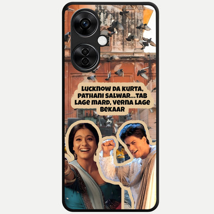  Desi Retro Vibes Glass Case For Oneplus Nord CE3 Lite back cover – full design glossy printed glass finish