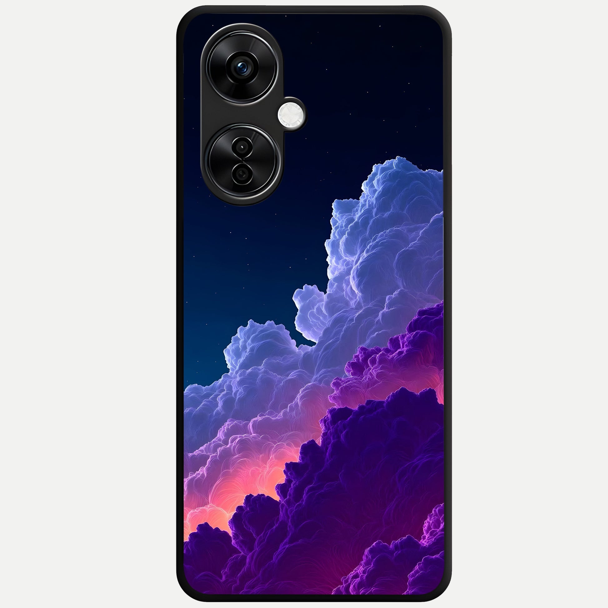  Dreamy Cloud Skies Glass Case For Oneplus Nord CE3 Lite back cover – full design glossy printed glass finish