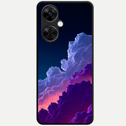  Dreamy Cloud Skies Glass Case For Oneplus Nord CE3 Lite back cover – full design glossy printed glass finish