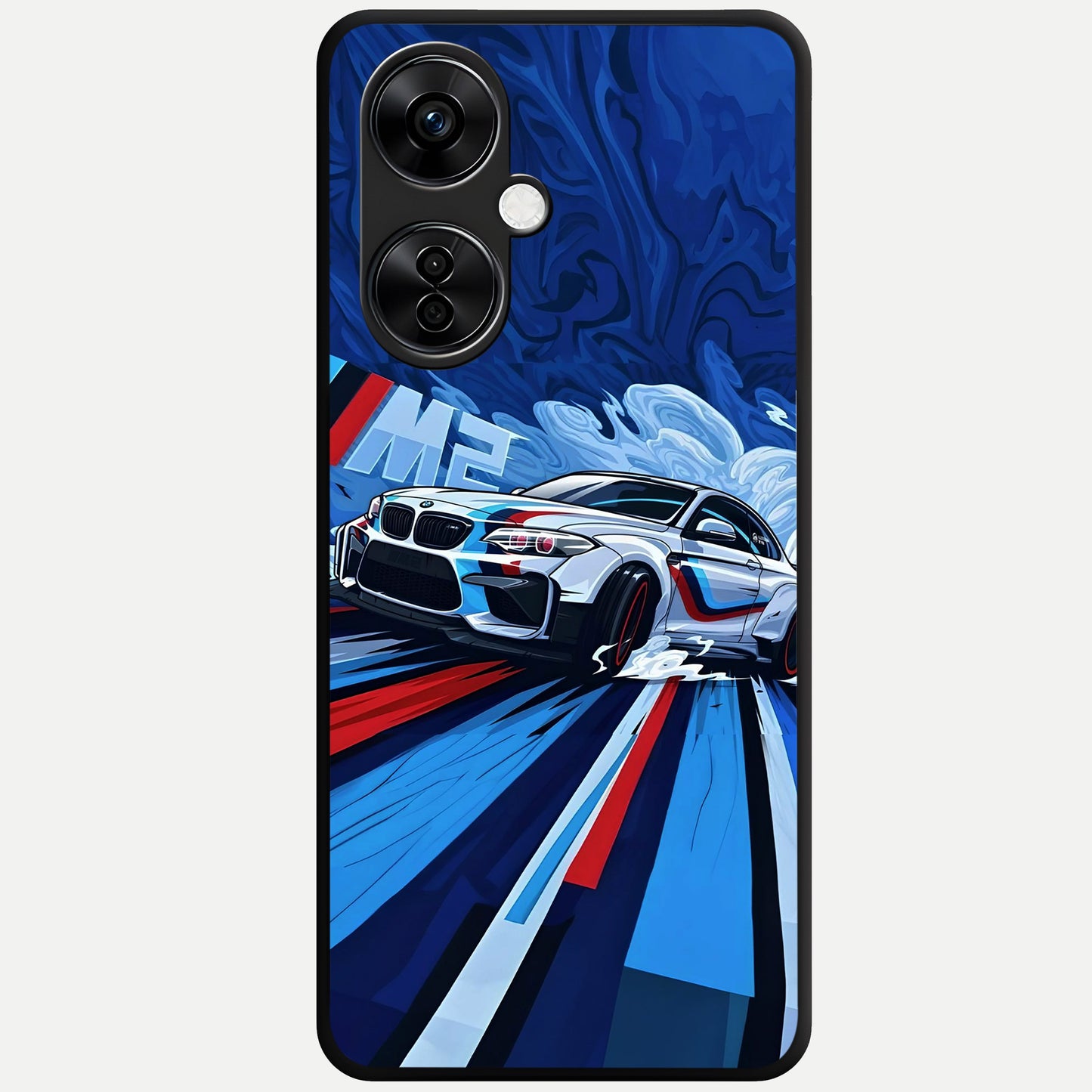  Drift Power Rush Glass Case For Oneplus Nord CE3 Lite back cover – full design glossy printed glass finish