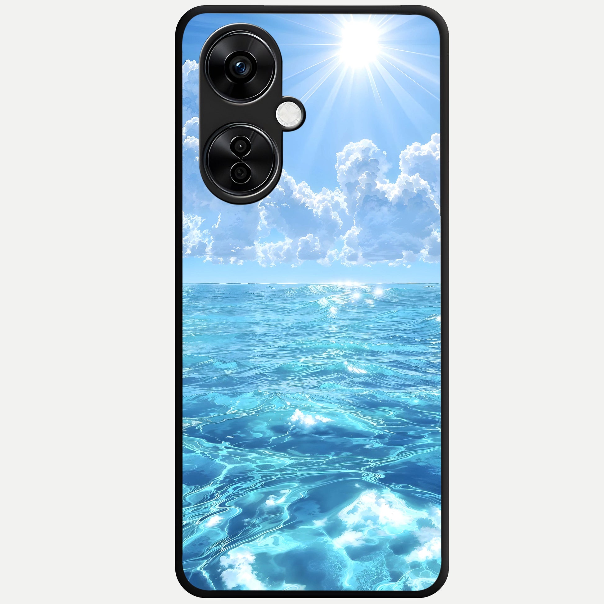  Endless Ocean Horizon Glass Case For Oneplus Nord CE3 Lite back cover – full design glossy printed glass finish