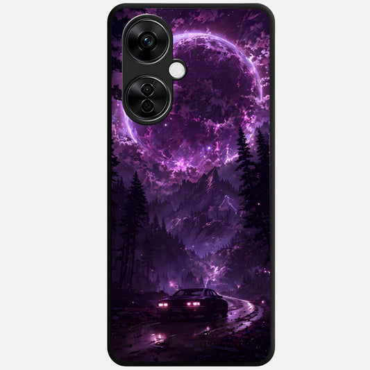  Eternal Cosmic Drive Glass Case For Oneplus Nord CE3 Lite back cover – full design glossy printed glass finish