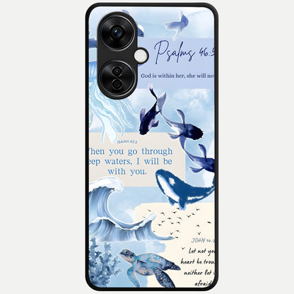  Faithful Ocean Promise Glass Case For Oneplus Nord CE3 Lite back cover – full design glossy printed glass finish