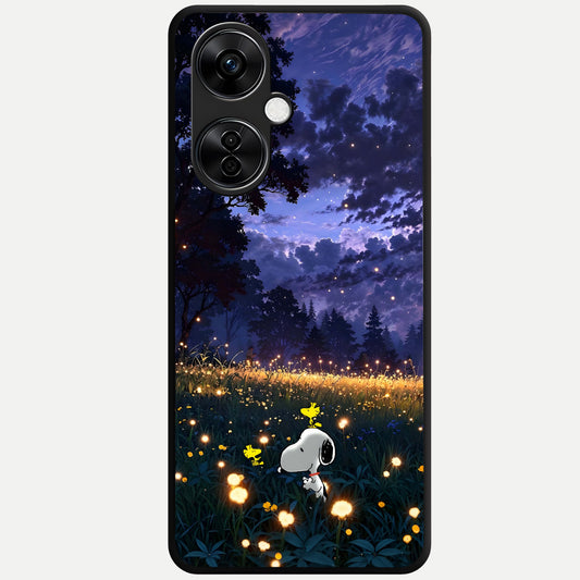  Firefly Meadow Magic Glass Case For Oneplus Nord CE3 Lite back cover – full design glossy printed glass finish