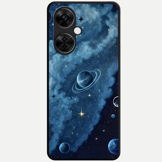 Galaxy Dream Space Glass Case For Oneplus Nord CE3 Lite back cover – full design glossy printed glass finish