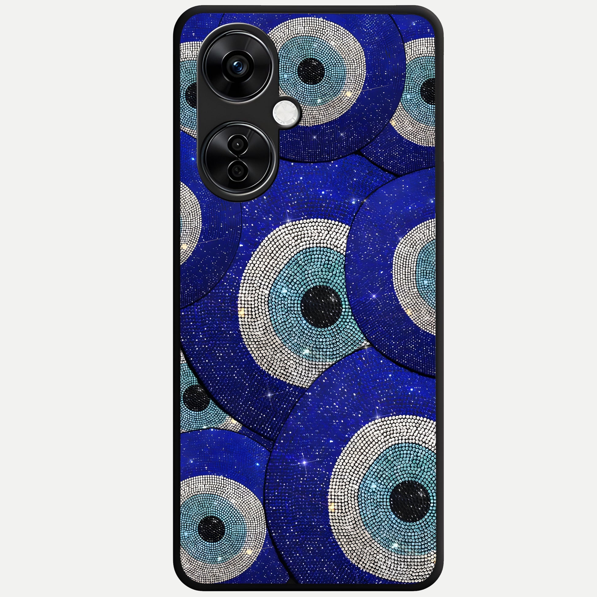  Galaxy Eye Flow Glass Case For Oneplus Nord CE3 Lite back cover – full design glossy printed glass finish