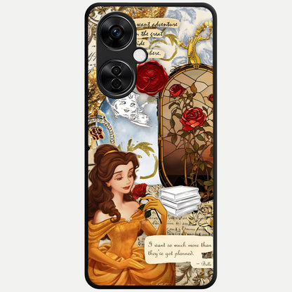  Golden Dream Belle Glass Case For Oneplus Nord CE3 Lite back cover – full design glossy printed glass finish