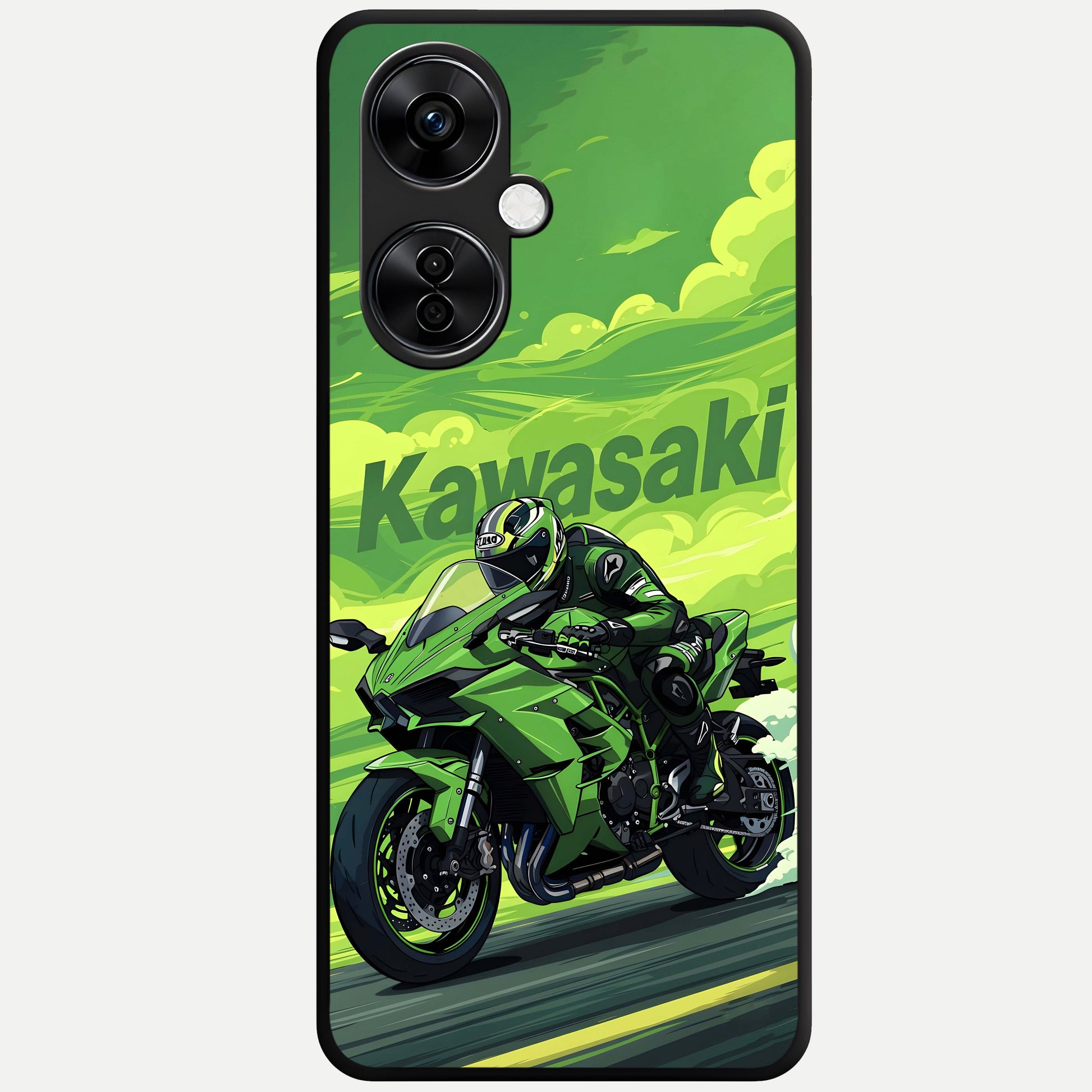  Greenery Sky Glass Case For Oneplus Nord CE3 Lite back cover – full design glossy printed glass finish
