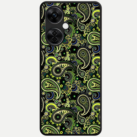  Green Lemon Glass Case For Oneplus Nord CE3 Lite back cover – full design glossy printed glass finish