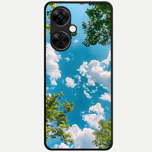  Green Moon Energy Glass Case For Oneplus Nord CE3 Lite back cover – full design glossy printed glass finish