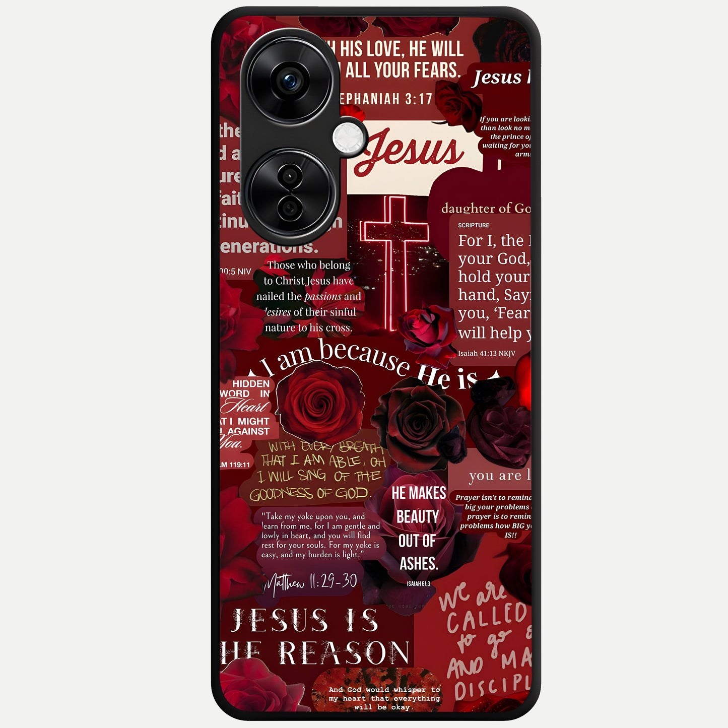  Jesus Love Heals Glass Case For Oneplus Nord CE3 Lite back cover – full design glossy printed glass finish